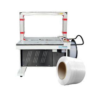 Machine d'emballage automatique de cartons, conception de cerclage électrique en arche, outils de cerclage de bureau, dispositif d'emballage pour textiles et produits chimiques - Product Image 1