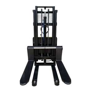 Apilador de palés semieléctrico 2T Apilador hidráulico semieléctrico Apilador de horquilla - Product Image 6