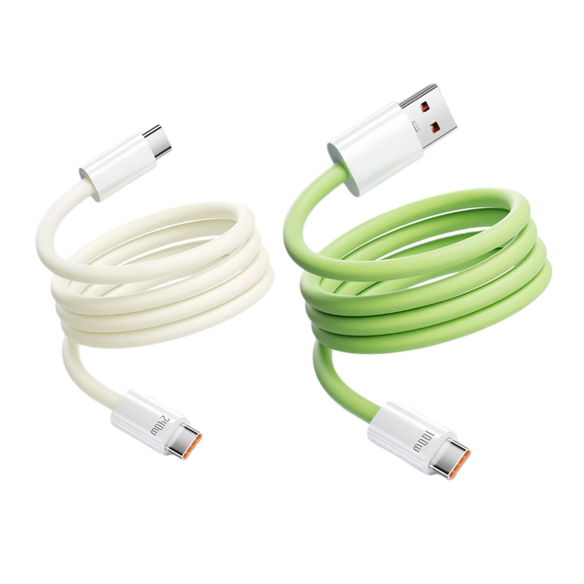 DOONJIEY 240W Super Fast Charging Silicone Magnetic Cable for Mobile Phones Tablets Laptops Type C to Type C for iPhone