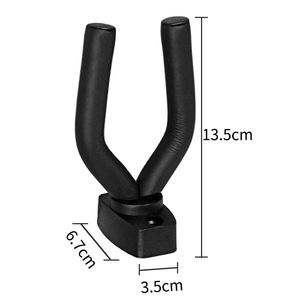 Support mural musical <span class=keywords><strong>en</strong></span> métal noir <span class=keywords><strong>de</strong></span> marque Aiersi, prix <span class=keywords><strong>de</strong></span> <span class=keywords><strong>gros</strong></span>, crochet pour guitare, basse, ukulélé, violon, instrument à cordes - Product Image 2