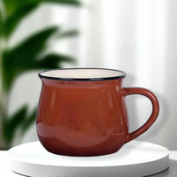 Tasses à café nordiques tasse à café thermique de voyage avec poignée tasse à café chaude tasses en céramique coffret cadeau