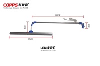 Lampe pour machine à coudre, lampe suspendue pour machine à coudre, lampe LED pliable, lampe à tube long, lampe pour machine à coudre lumineuse et économe en énergie