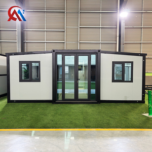 บ้านสำเร็จรูป 3 ห้องนอน ขนาด 20 ฟุต แบบขยายได้สองด้าน เหมาะสำหรับอยู่อาศัย ที่พักพิง สำนักงาน บ้านคอนเทนเนอร์ - Product Image 1