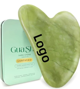 Màu Xanh Lá Cây Ngọc Gua SHA Đá Tự Nhiên Mịn Lạnh Thư Giãn Cơ Bắp Guasha Tất Cả Cho Ban Massage Scraper Công Cụ Cơ Thể Guasha Thiết Lập - Product Image 1