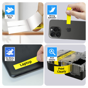 LC-7YBW sc36yw 36mm màu đen cho màu vàng nhãn Băng Cartridge Tương thích cho Epson labelworks lw300 lw400 nhãn Maker Máy in - Product Image 3