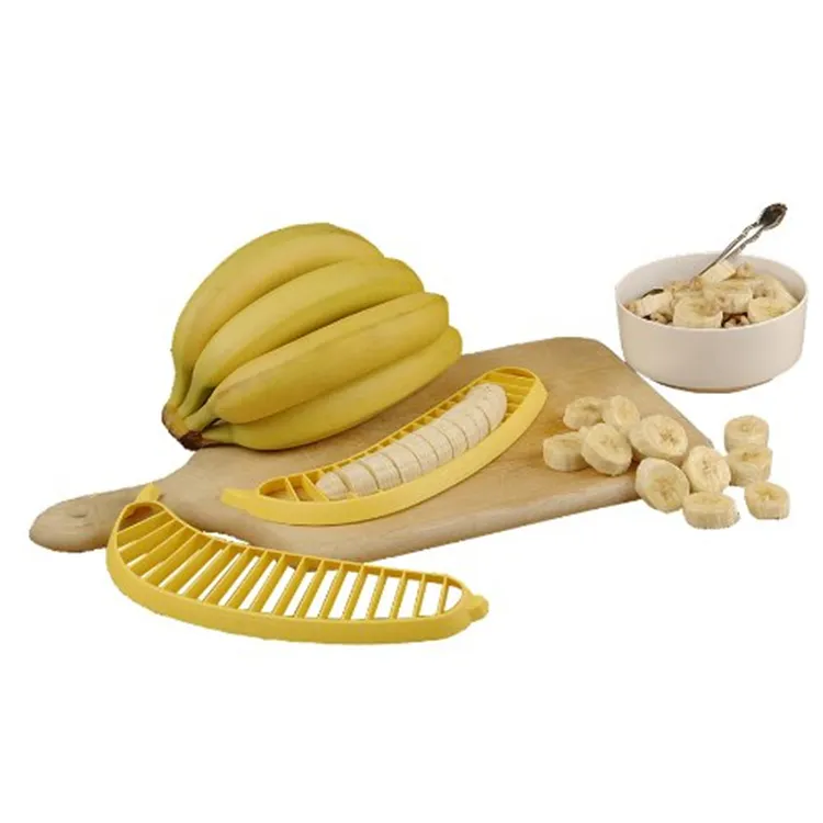 Banana Cut Gadget für die Küche Easy Plastic Banana Slicer Cutter