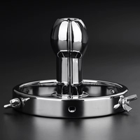 Outil d'entraînement anal en acier inoxydable étanche pour hommes, vente en gros, fourni directement par l'usine, plug creux dilatateur 318g