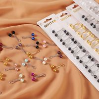 Épingles à hijab musulmanes pour femmes, collections musulmanes, aiguilles de différentes couleurs et tailles, épingles pour foulards, broches, épingles pour Ramadan et l'Aïd