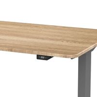 Bureau à hauteur réglable à double moteur Table de direction moderne et durable Fourniture de bureau Bureau de direction de haute technologie