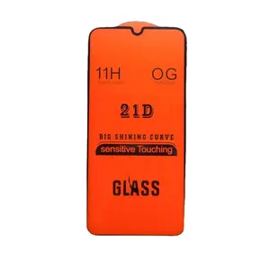 21D Tempered Glass Screen Film Full Glue Glass Protector For SAMSUNG A10 A20 A30 A40 A50