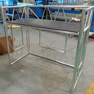 <span class=keywords><strong>Table</strong></span> <span class=keywords><strong>DJ</strong></span> Professionnelle <span class=keywords><strong>de</strong></span> Scène pour Événements en Extérieur, Conception <span class=keywords><strong>de</strong></span> Qualité - Product Image 2