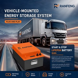 25.6V 300Ah 7.68kWh 磷酸铁锂电池组 卡车驻车空调启动电源 深循环 6000 次循环 - Product Image 3