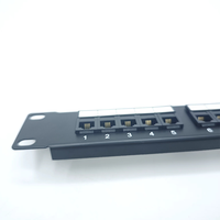 Panneau de brassage vocal CAT3 19 pouces pour montage en rack, 25 ports RJ11, panneau de distribution téléphonique 1U, panneau de brassage téléphonique CAT3 RJ11