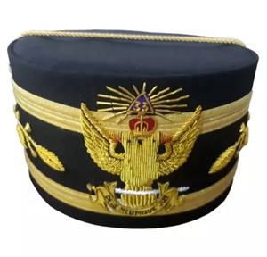 Casquette maçonnique unisexe 32 degrés avec couronne dorée brodée en 3D pour adultes Chapeau design personnalisé pour scène décontractée - Product Image 3