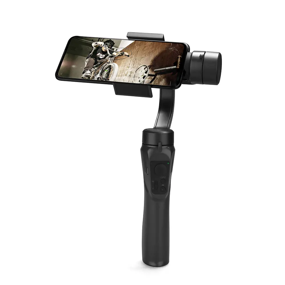 F6 3-अक्ष स्मार्टफोन जिम्बल हाथ में स्थिरता Vlog Youtuber लाइव वीडियो के लिए iPhone एंड्रॉयड