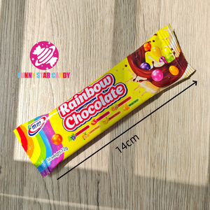 ODM Custom Rainbow Chocolates Ball Candy Venta al por mayor Snacks Surtido de frutas Sabor Dulces multicolores MM Milk <span class=keywords><strong>Chocolate</strong></span> - Product Image 4