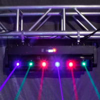 Swing Couleur Rouge Vert Bleu Laser Boîtes de Nuit Disco Concert DJ Matrix Scan Bar Disco Infinity Blade Stage Lights