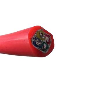 シールド付きの国家標準フレキシブルシリコンゴム高温耐性ケーブルYGCRP4 * 4平方フィートの周波数 - Product Image 2