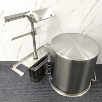 Machine à frire multifonction automatique en acier inoxydable, sirop d'ail, pâte de haricot, bouillie de haricot, pot chaud, matériel de fond, mélangeur