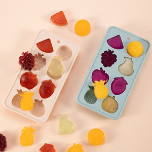 Molde de silicona de grado alimenticio con 8 cavidades personalizadas para servir helados con forma de frutas - Product Image 5