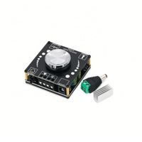 Module de carte amplificateur de puissance numérique stéréo classe D ZK 1002M 100W + 100W pour projets électroniques audio DIY de haut-parleurs