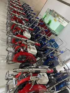 Machine de pulvérisateur de peinture sans air électrique à haute pression <span class=keywords><strong>mastic</strong></span> et époxy peinture de sol équipement de béton projeté pompe composants de noyau de moteur - Product Image 4