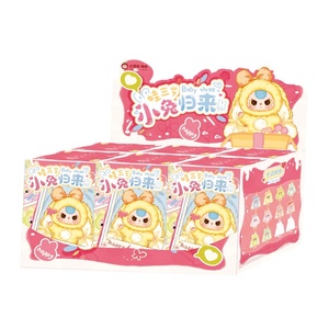 Nouvelle série officielle de peluches en vinyle Baby Three Little Rabbit's Return, boîte aveugle, ornements, poupées créatives pour cadeaux de Noël - Product Image 1