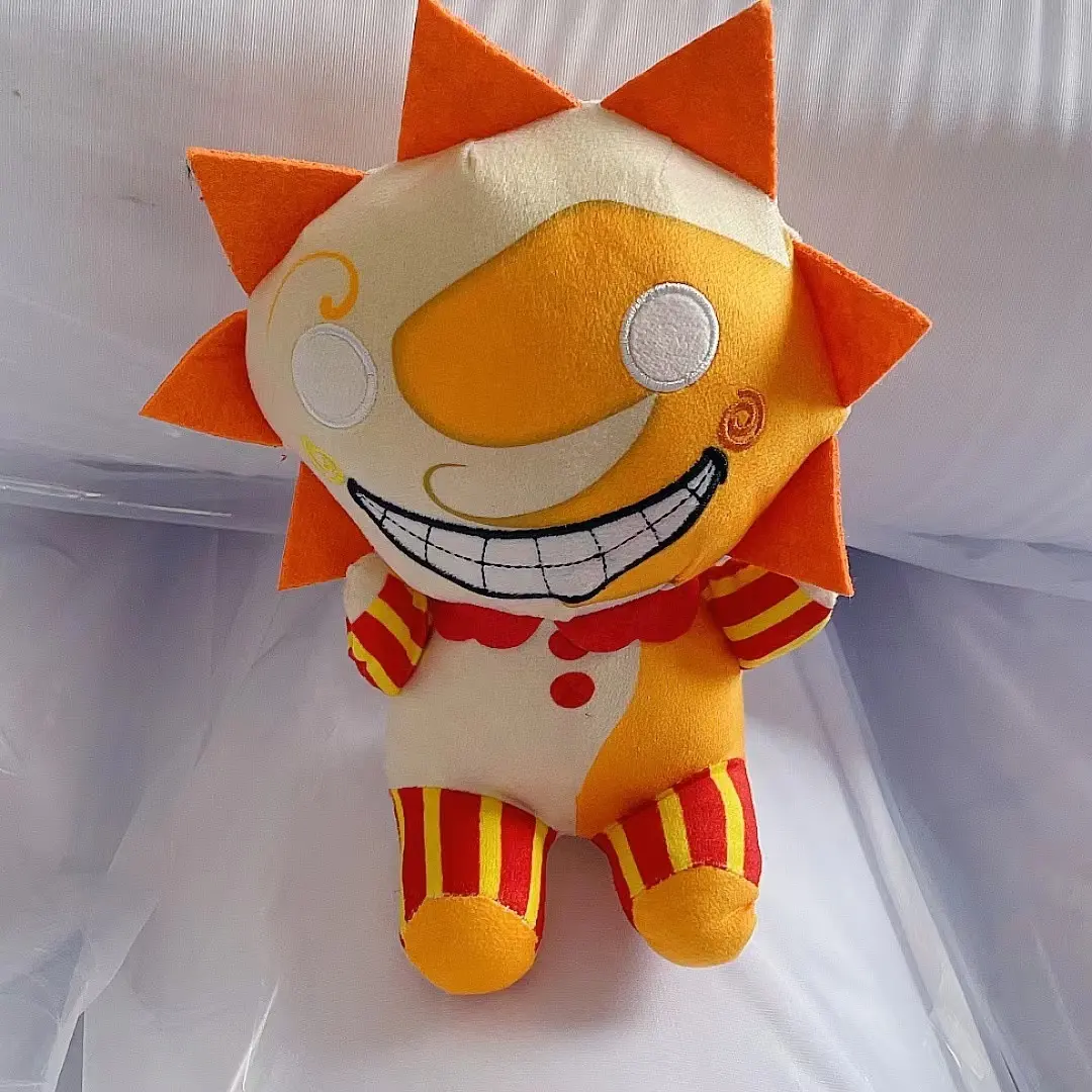 DL2681 Peluche Sundrop FNAF Jouets en Peluche Doux Clown Lune Soleil Dessin Animé Jeu d'Horreur Poupées Pour Enfant Décoration Maison Anniversaire