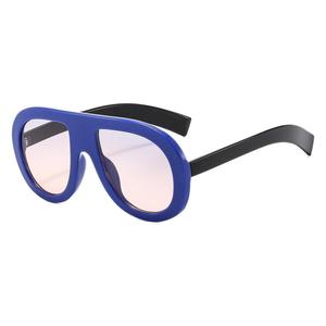 Gafas de Sol Fashion Shield con Montura Completa UV400 Protección Solar para Mujer 2024 - Product Image 5