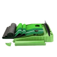 Tapis de pratique de Golf en plein air et intérieur, polissage vert avec système de retour de balles automatique, 1 pièce