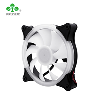 Poweryear 120mm RVB ARGB Ventilateurs En Gros Personnalisé Haute Refroidissement PC De Jeu 3 en 1 pour Carte Mère et Boîtier De Bureau