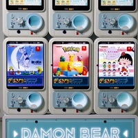 Machine Gacha Électrique d'Intérieur à Monnayeur pour Distribuer des Jouets en Capsule et des Jeux – Petite Machine Distributrice Gacha
