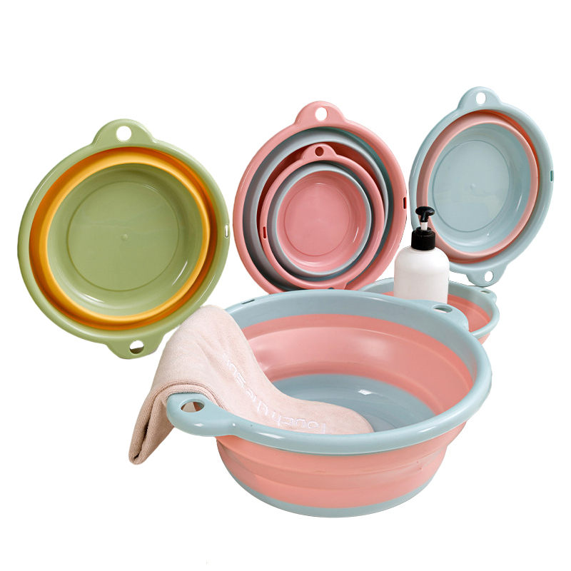 Бытовой 3 размера с закругленным носком; Цвета: портативный складной умывальник мытья ног уход за кожей лица овощей висящий пластиковый складной бассейн