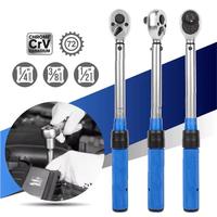 Clé dynamométrique réglable 1/4'' 5-25 Nm, 1 pièce, coffret à outils en plastique robuste, clé à molette 72 dents, kit d'outils à main pour la maison et les véhicules