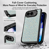 Étui pliable large à finition scintillante pour iPhone 18 Ultra Fold Cover