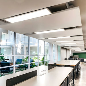 แผงอะคูสติกขนสัตว์ระงับกริดเพดาน2*2เพดานทนเชื้อราต้านเชื้อแบคทีเรียกันไฟ - Product Image 1