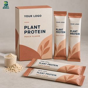 Polvo de Proteína Vegetal Halal de Marca Privada en Bolsas, Personalización de Sabor y Empaque OEM - Product Image 1