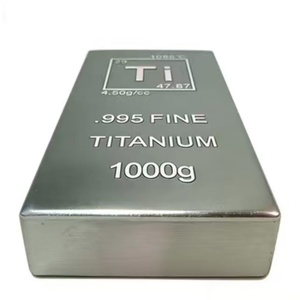 Factory GR1 1kg High Purity <b>Mirror</b> Polished Solid Investment Titanium <b>Sheet</b> 40mm Thickness - Product Image 1