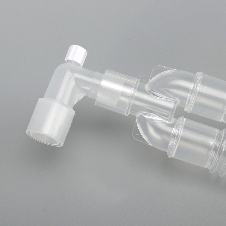 Tubo de circuito de respiración de anestesia de bajo precio, circuito de respiración de anestesia de silicona desechable médica
