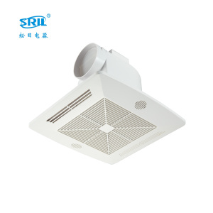 Ac & DC nguồn nhà vệ sinh quạt thông gió ABS nhựa vuông phòng tắm ống dẫn 8 inch Quạt thông gió - Product Image 1