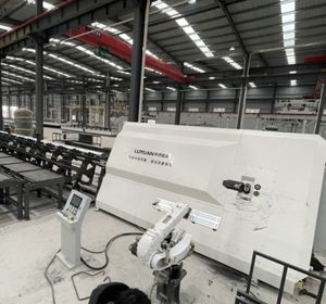 Machine à cintrer les barres d'acier CNC, diamètre des barres d'acier 12 mm-20 mm, direction de cintrage composée, longueur du morceau de cintrage 500 mm, 1~180 ° - Product Image 1