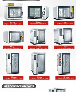 Achetez un four à convection professionnel à gaz de grande capacité pour la restauration, la boulangerie, les hôtels, avec 5 à 10 plateaux - Product Image 3