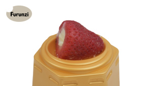 Kem vị dâu Kem trái cây Kem dâu Trung Quốc Kem trái cây ngoại lai Thực phẩm trái cây Kem que - Product Image 3