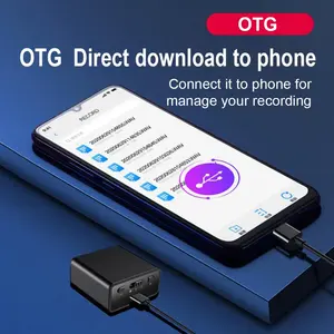 Mini Digital <strong>Voice</strong> <strong>Recorder</strong> 8/16/32GB Capacity Metal Construction One-Touch &amp; <strong>Voice</strong> Activation for <strong>Secret</strong> Meetings - Product Image 3