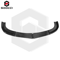 Fibre de carbone V Type W204 C63 Pare-chocs avant Splitter Spoiler Diffuseur Bodykit pour Mercedes-Benz Classe C W204 C63 AMG 2012-2014