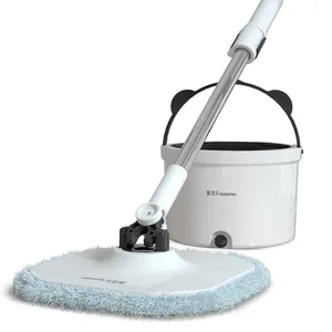 Neu Haushalts reinigungs mittel Mop Bucket Set Mikro faser Mops Reinigung Boden rotierender Mop Bucket