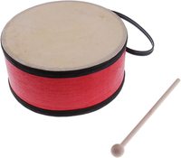 Gelsonlab HS-HD10-4 Instrument de Musique à Percussion Rythme Bande Indien Tambour avec Maillets