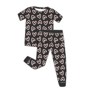 Ropa Infantil con Estampado de Amor, Serie de Fibra de Bambú, Ropa Cómoda para Bebés, Serie Personalizable con Estampado - Product Image 5