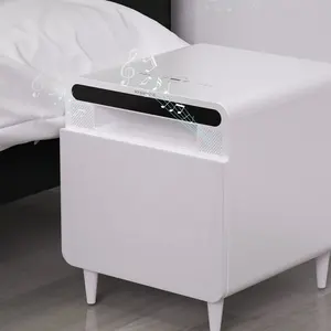 De gros table de nuit lit-Réfrigérateur Super Cool portable, meuble de chambre à coucher, Table de nuit avec 1 tiroir, en promotion