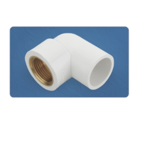 Codo de Latón UPVC Sin Plomo, Pulido, de Alta Presión, Duradero, Sin Fugas, Conexiones de Suministro de Agua, Fontanería Residencial y Comercial - Product Image 1